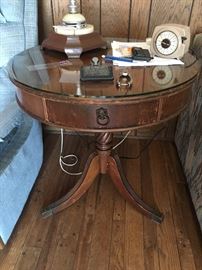 Vintage drum table