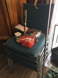Vintage stackable chairs