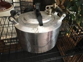 Vintage pressure cooker