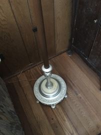 Floor lamp with granite base