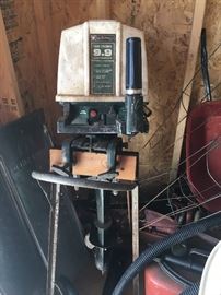 Vintage boat motor