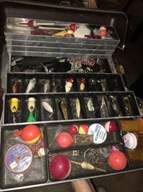 Vintage fishing tackle