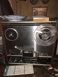 TEAC 3300 REEL TO REEL; works!