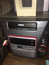 RCA 5 disc changer boom box