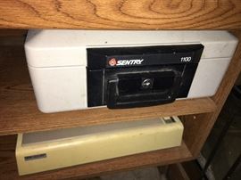 Sentry safe; no key