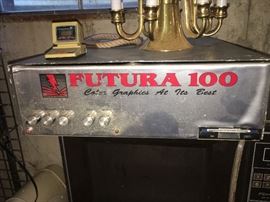 Futura 100 Color Graphics Computer - Vintage transfer paper printer part