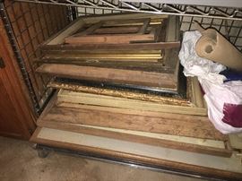 Vintage wooden frames