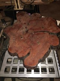 Tree slice clock; needs hands
