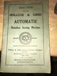 Willcox & Gibbs automatic noiseless sewing machine