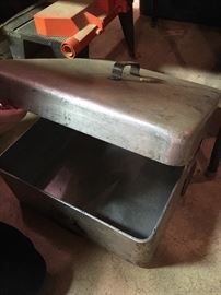 Large aluminum cooking pan for camping (used for Boy Scouts)