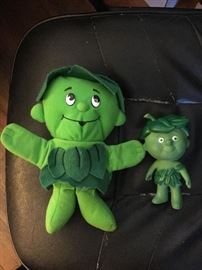 Green Giant sprout dolls
