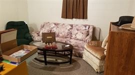 Sofa, Chairs and Coffee Table
