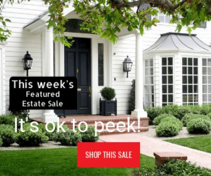 estate sale take a peak