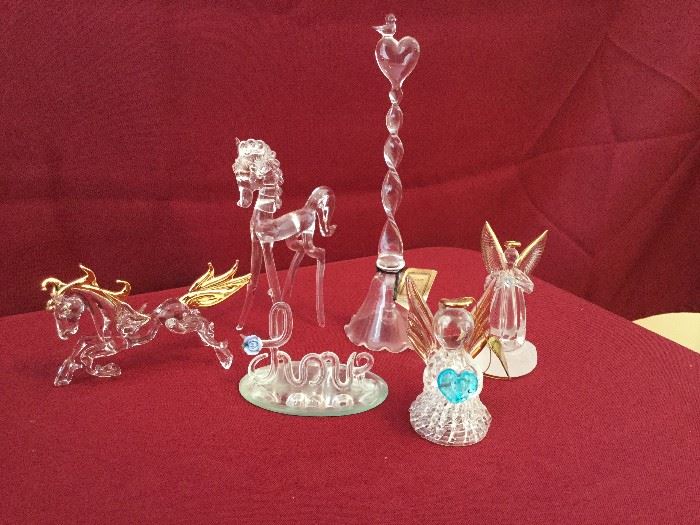 Miniature Glass Figurines  https://www.ctbids.com/#!/description/share/7347