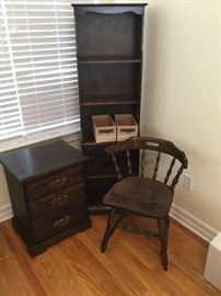 Bookshelf, Table, and Chair...oh my.  https://www.ctbids.com/#!/description/share/7390