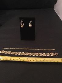 14k Bracelets and Earrings  https://www.ctbids.com/#!/description/share/8973