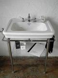 Devon & Devon Sink & Console 30" W 21" D, 33.5" T with Samuel Heath Faucet