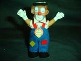 STEIFF CLOWNIE DOLL VERY RARE VINTAGE GERMAN 1950's - 60's - Has original paper tag