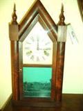 ANTIQUE MANTLE CLOCK WITH KEY