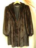 NATURAL MINK COAT - Quality made in Denmark and purchased from Evans Furs at Macys. Approx Size 12 - 14