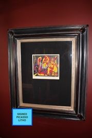 Signed Picasso Litho