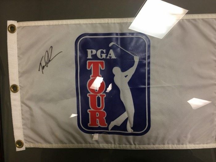 PGA Tour Pennant - Signed