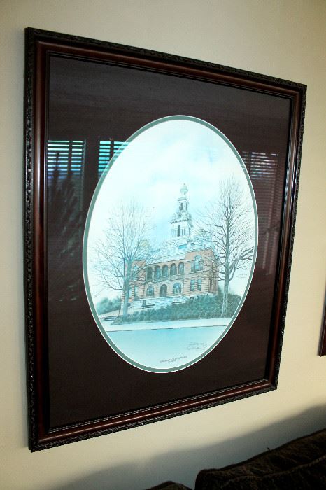 Terri Waters "Sevier County Courthouse" signed limited edition print