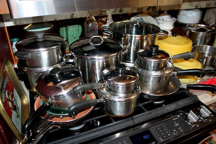Revere Ware stainless cookware