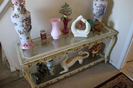 French Provincial Sofa Table