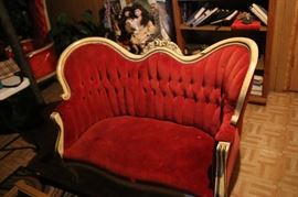 French Provincial Love Seat