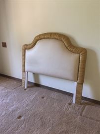 Head board matches bed bench and chaise lounge, extremely clean and in perfect condition!