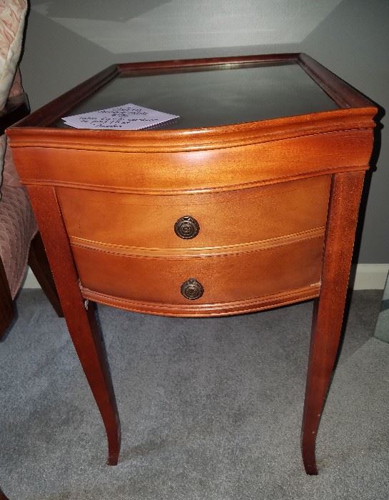Beautiful Cherry Accent Table with Drawer