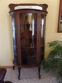 Antique Curved Hutch
