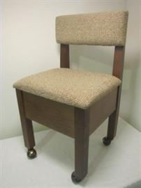 Chair with Storage Includes Crafting Supplies