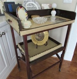 1940s Retro Folding Bar Cart