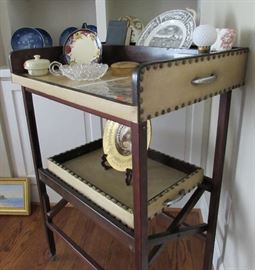 1940s Folding Serving Bar Cart