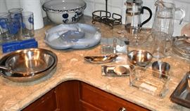 Kitchen  Stainless Items & Glassware