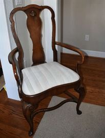 queen Ann Chippendale Style Dining Room Arm Chair