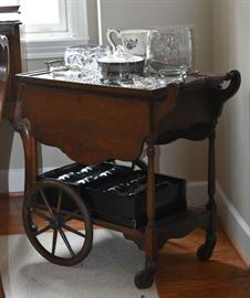 Tea Cart Glassware