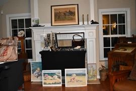 Jewelry,  Bracelets, Necklaces, Pins, Designer Purses, Watches, Framed Art by Dallman