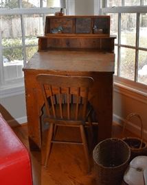 Primitive 1700s Desk
