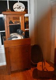 Primitive Cabinet Ducks Medicine Cabinet