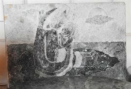 Inuit with Child on Tile