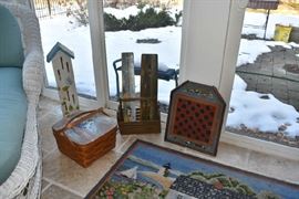 Picnic Basket  Wood Art