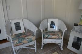 Vintage Wicker Chair  Rocker