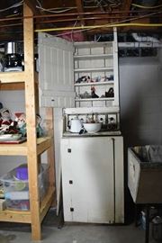 Primitive Cabinet with Drawers