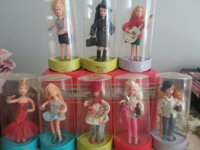 Collection of vintage Topper Go Go's dolls