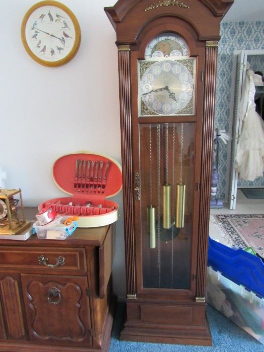 Sleigh Grandmother Clock   NOW $150
