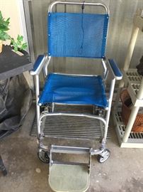 Coolest wheelchair, super lightweight like patio chair, but mega sturdy, this is a gem!