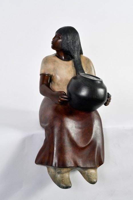 Lot #4 Doug Hyde Laguna Potter Bronze Sculpture with a Starting Bid of $1,000